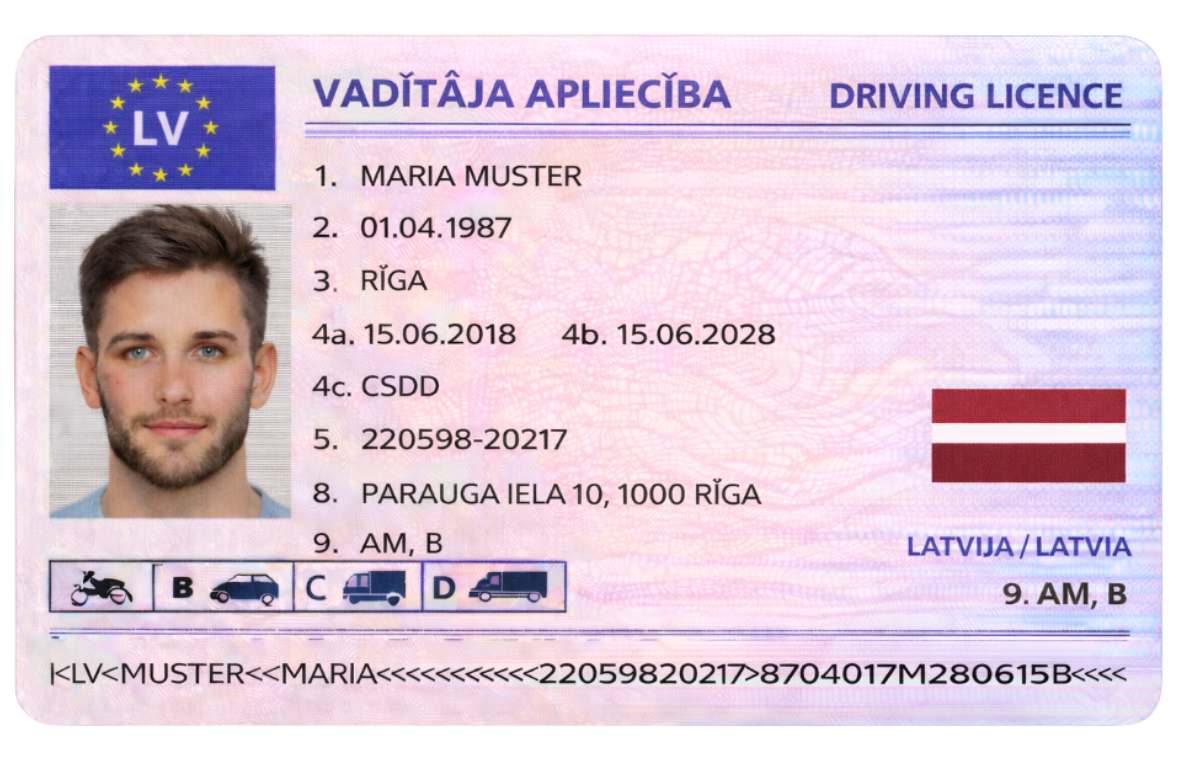 Führerschein Lettland