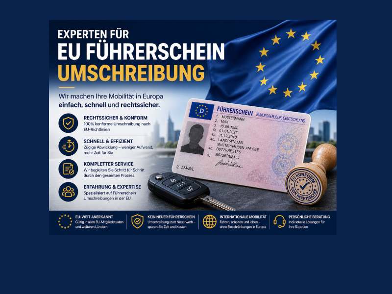 Experten für EU Führerschein Umschreibung