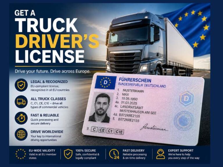 LKW Führerschein kaufen